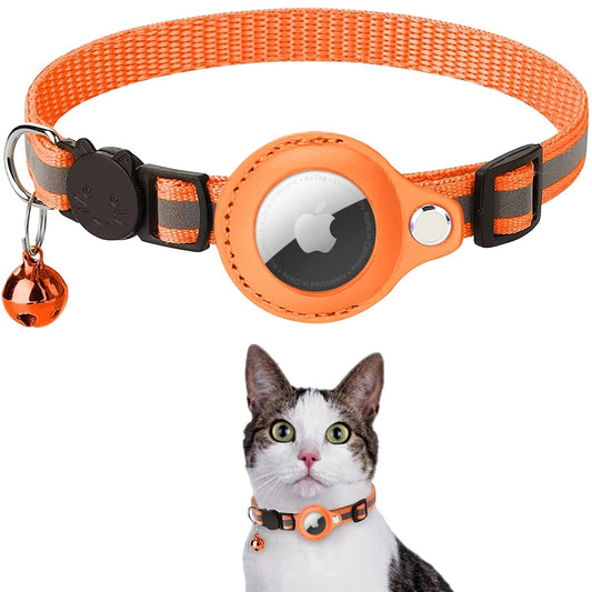 AirTag Cat Collar (ORANGE)