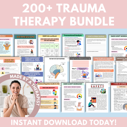 200+ Trauma Therapy Bundle